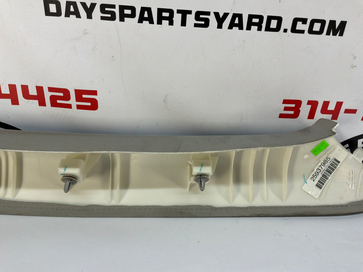 2009 Cadillac CTS-V RH & LH Interior A Pillar Windshield Trim Molding Panel OEM Light Titnum