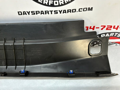 2016 Cadillac CTS-V Rear Trunk Cargo Compartment Sill Plate Trim Panel OEM