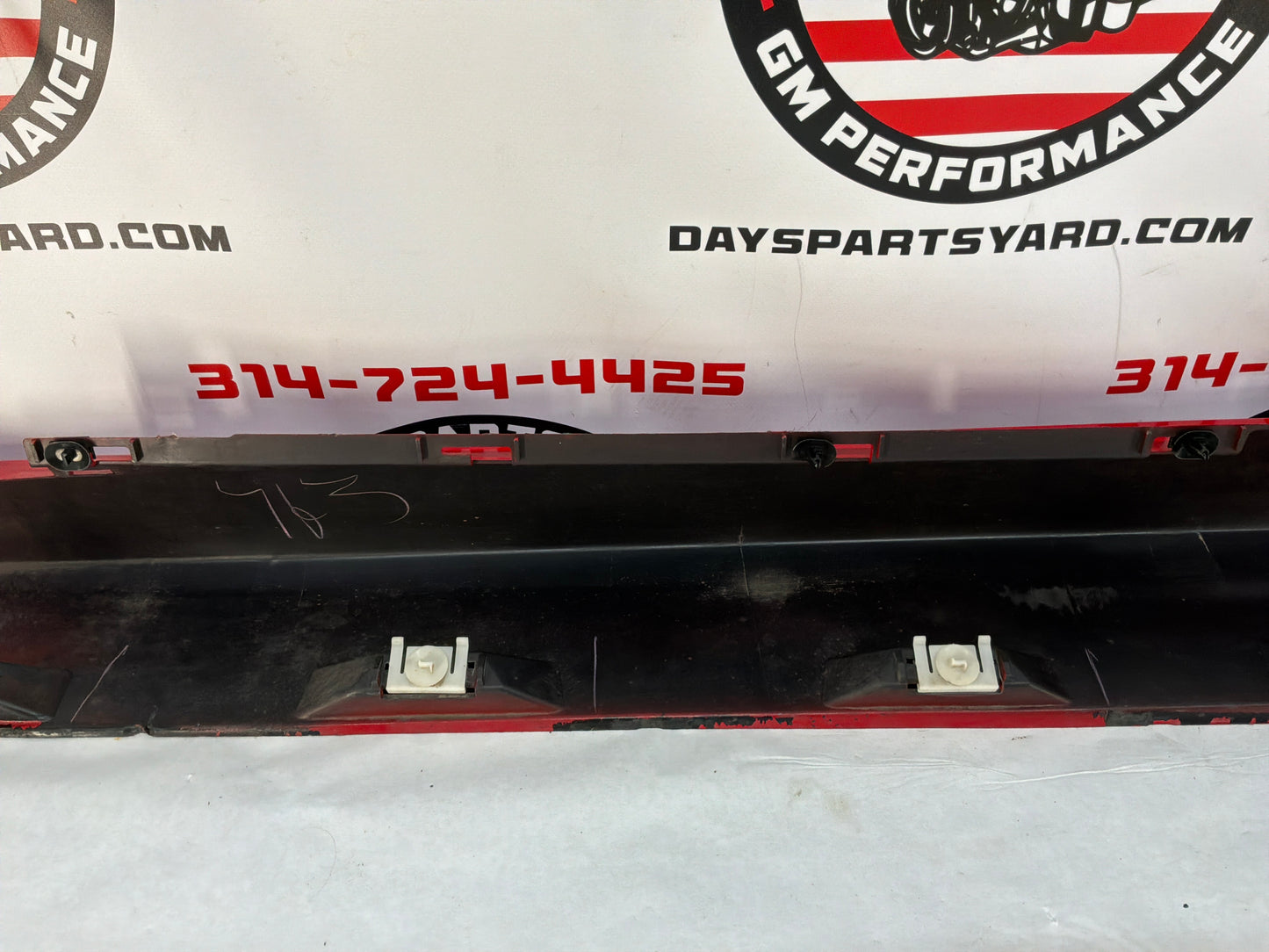 2014 Chevy SS Sedan RH Passenger Rocker Molding Side Skirt Panel Trim Red OEM