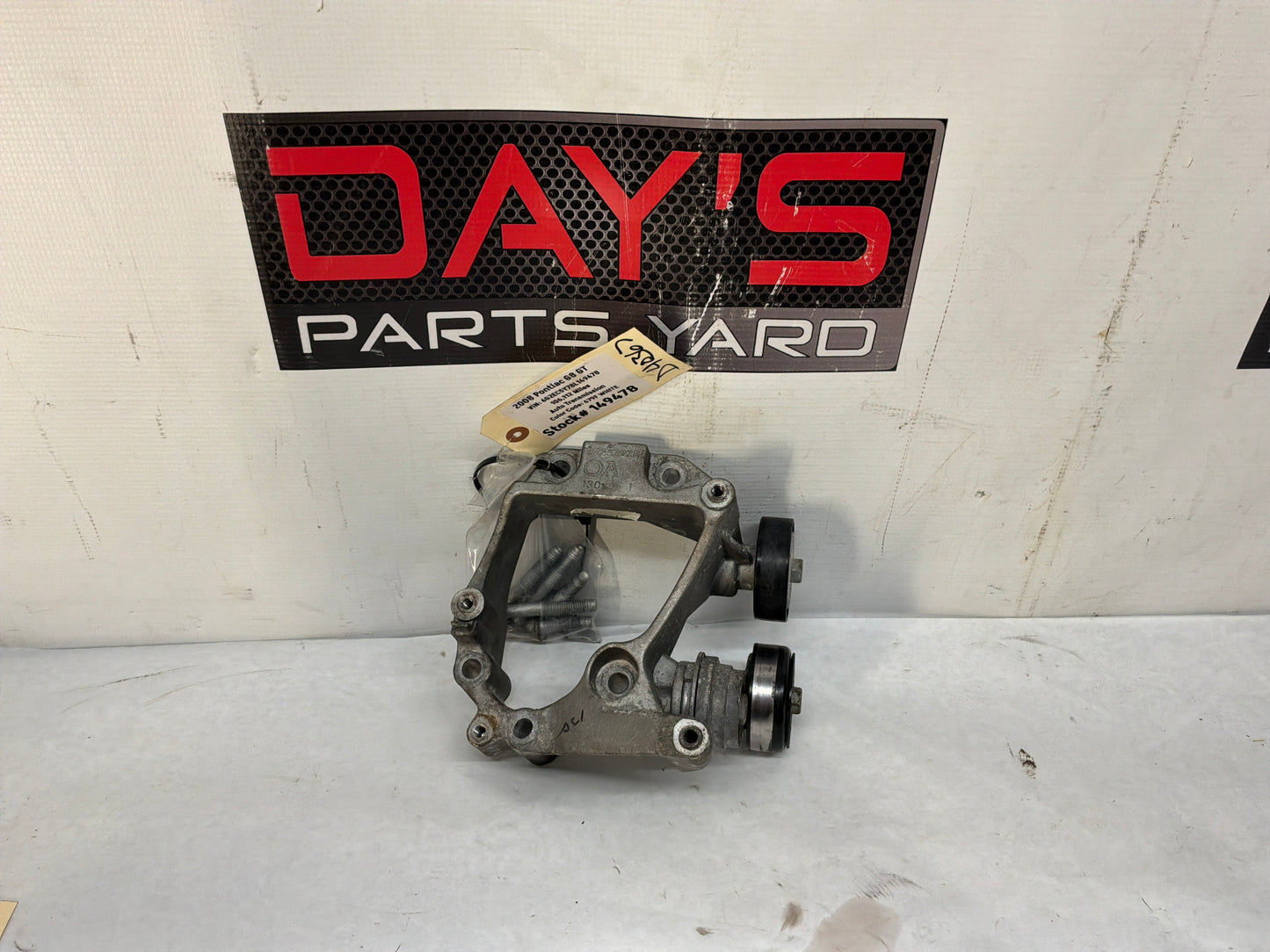 2008 Pontiac G8 GT AC A/C Air Conditioner Compressor Bracket w/ Hardware