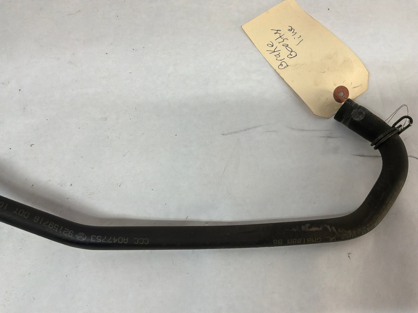 2008 Pontiac G8 Base Brake Booster Vacuum Hose Line Tube OEM