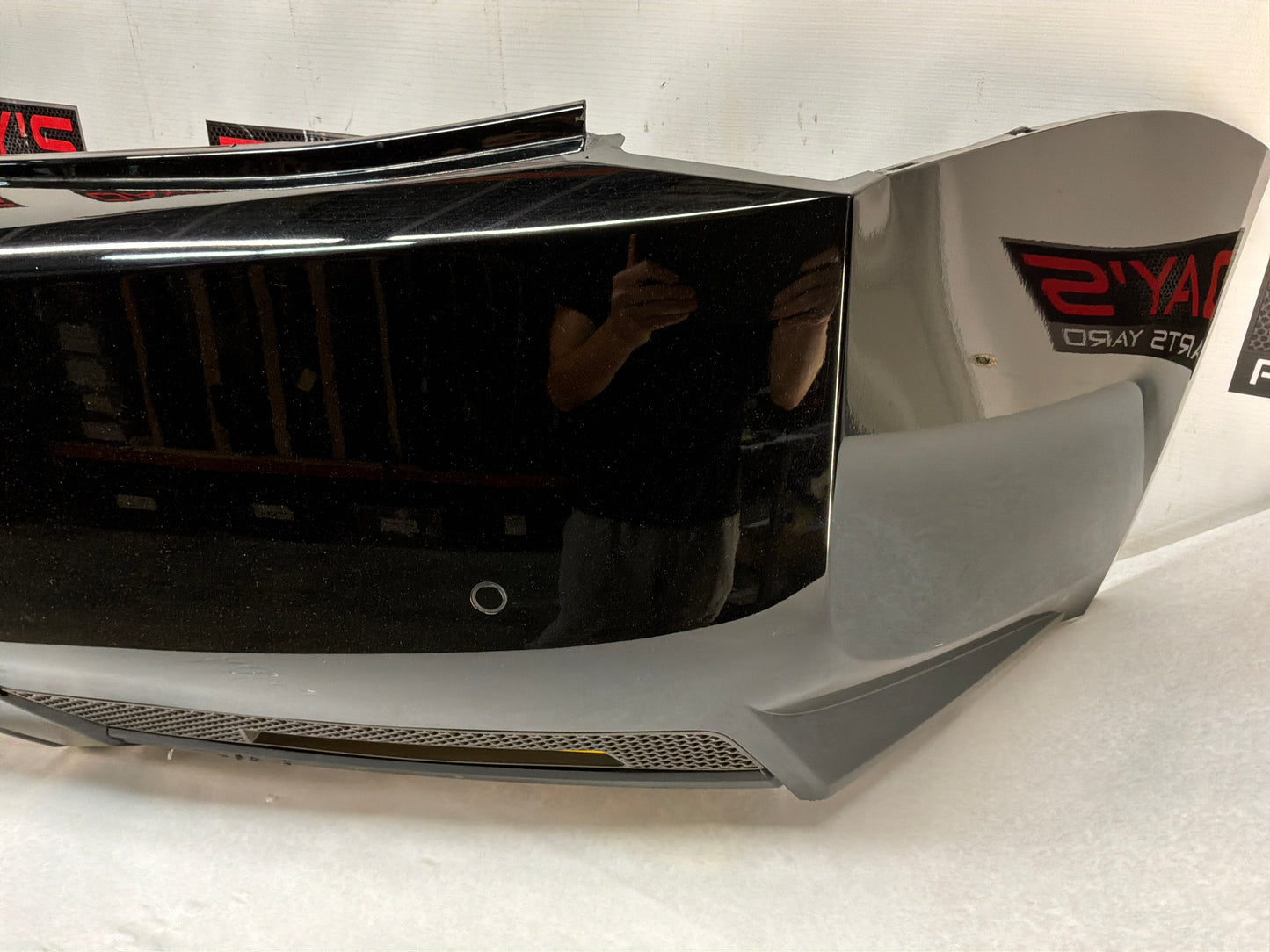 2011 Cadillac CTS-V Coupe Complete Rear Bumper Black OEM