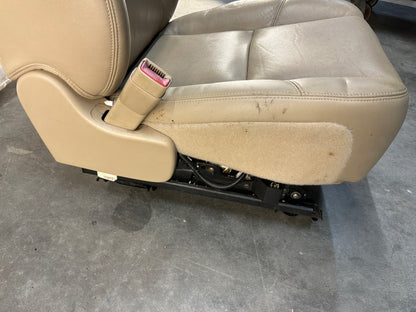 2012 Chevy Avalanche LH Driver Front Seat Leather Cashmere OEM