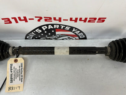 2008 Pontiac G8 Base LH Driver Rear CV Axle Half Shaft OEM