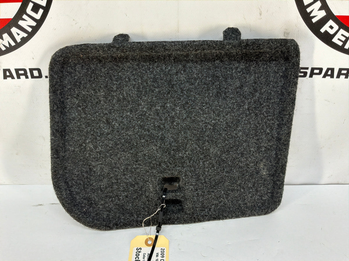 2009 Cadillac CTS-V Trunk Interior Compartment Fuse Box Block Cover Lid Door OEM