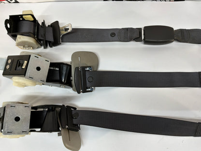 2006 Cadillac CTS-V RH, LH & Middle Rear Seat Belt Retractor Set w/ Buckles OEM