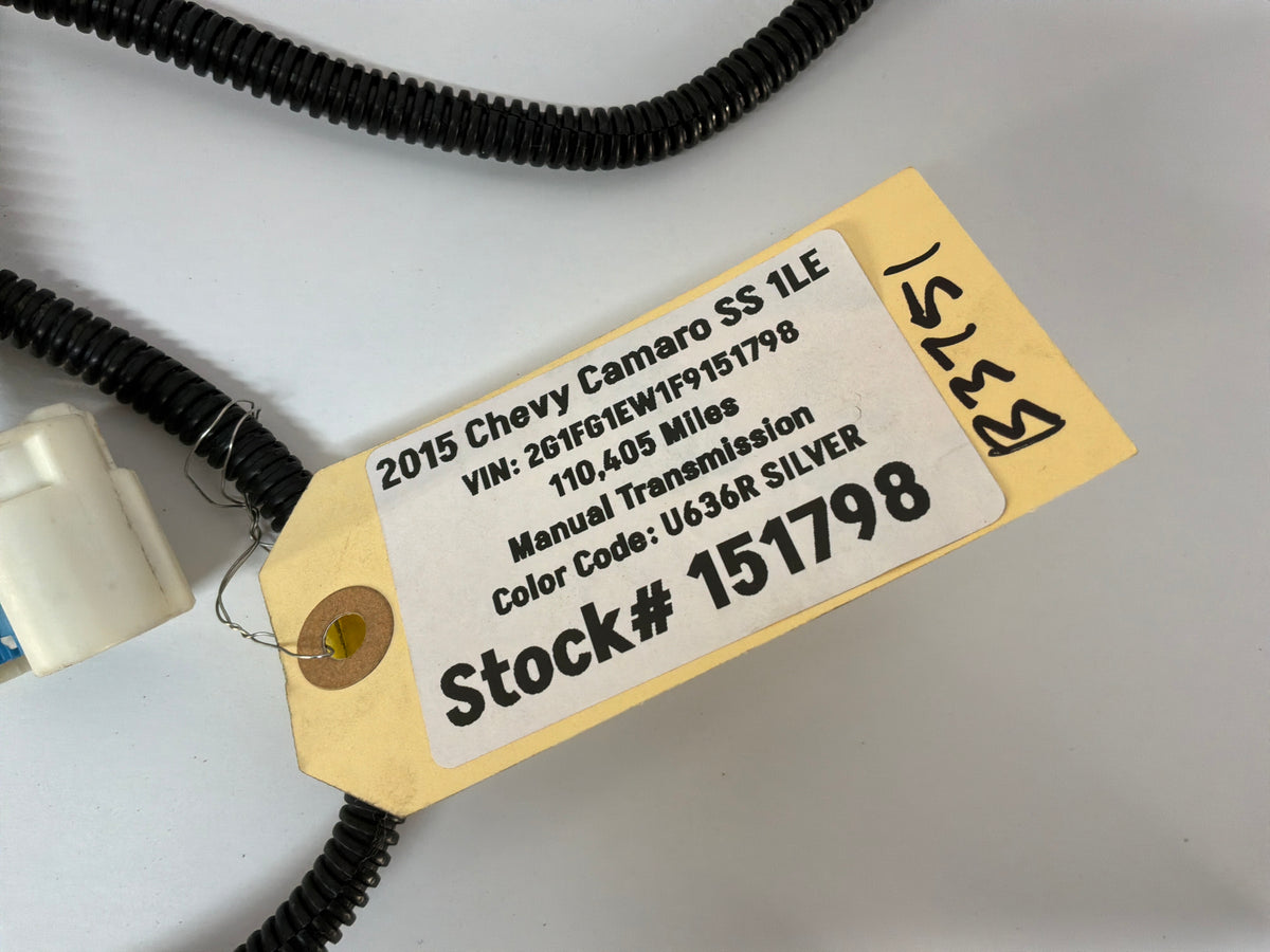 2015 Chevy Camaro SS 1LE Fuel Gas Tank Sending Unit Wiring Wire Harness OEM