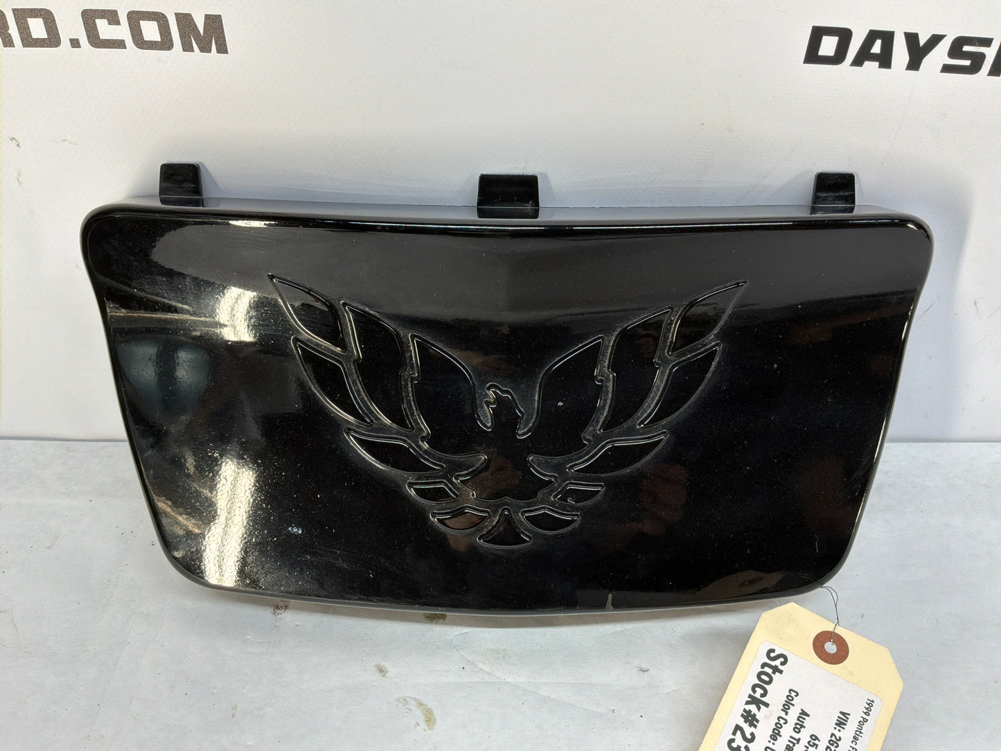 1999 Pontiac Firebird Trans Am Formula WS6 Front License Plate Cover Filler Panel OEM