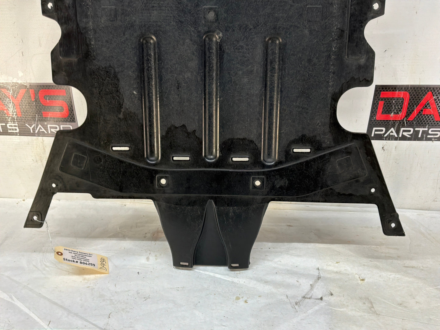 2013 Chevy Camaro ZL1 Front Bumper Lower Under Body Extension Air Dam Deflector Panel OEM