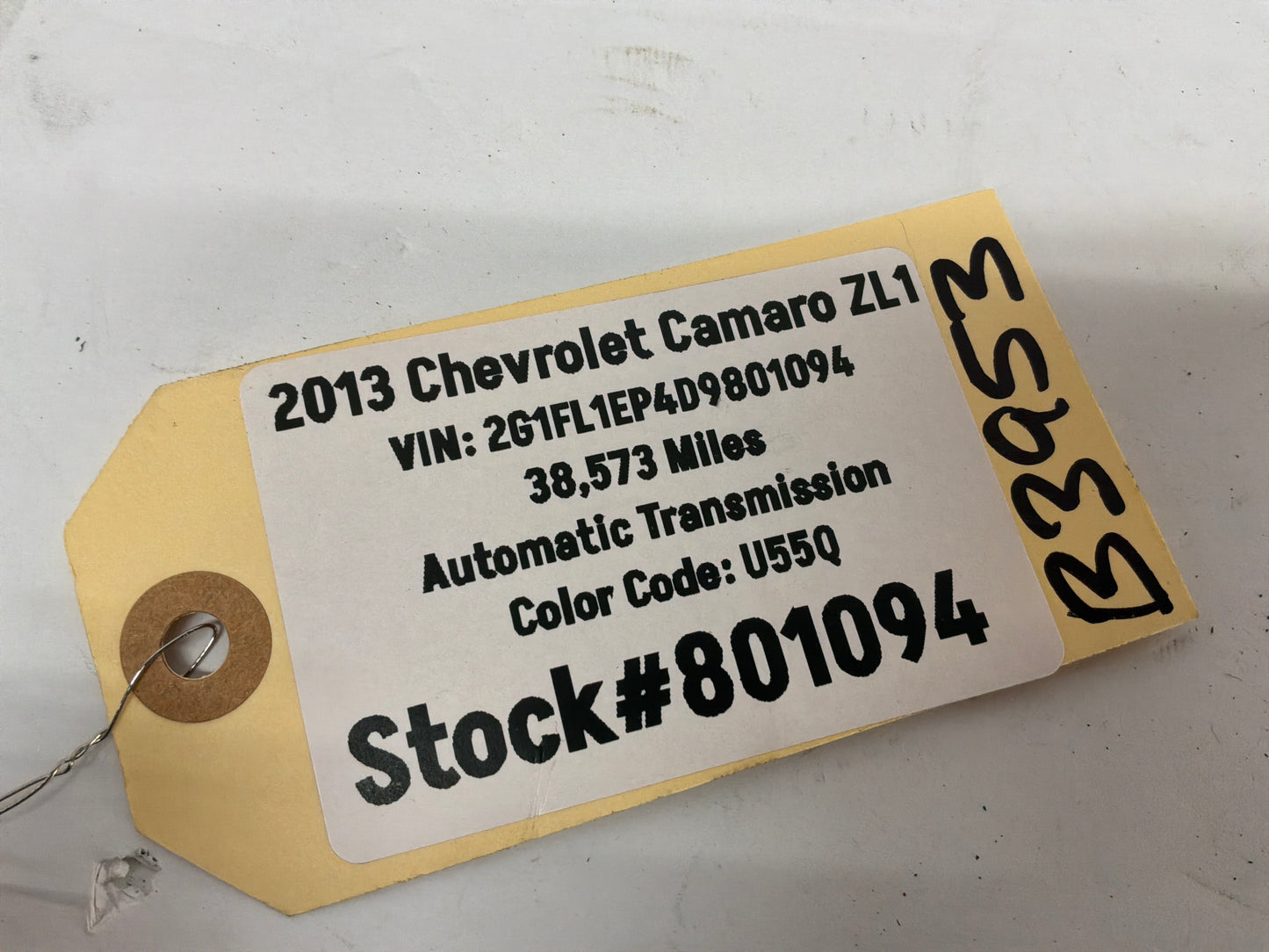2013 Chevy Camaro ZL1 Rearview Rear View Mirror OEM
