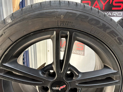 Chevy C6 Corvette Wheels and Tires 17x8.5 18x9.5 OEM