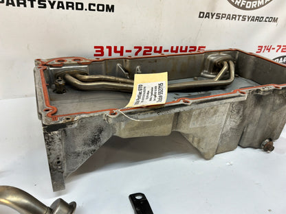 2006 Pontiac GTO Complete Oil Pan Assembly Pick Up Tube Windage Tray Dip Stick OEM