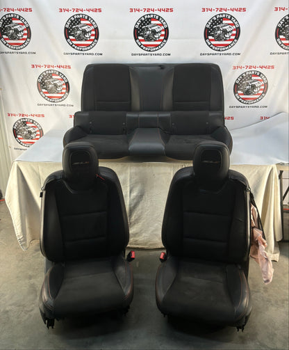 2013 Chevy Camaro ZL1 Seats Fronts & Rears Recaro Leather and Suede OEM