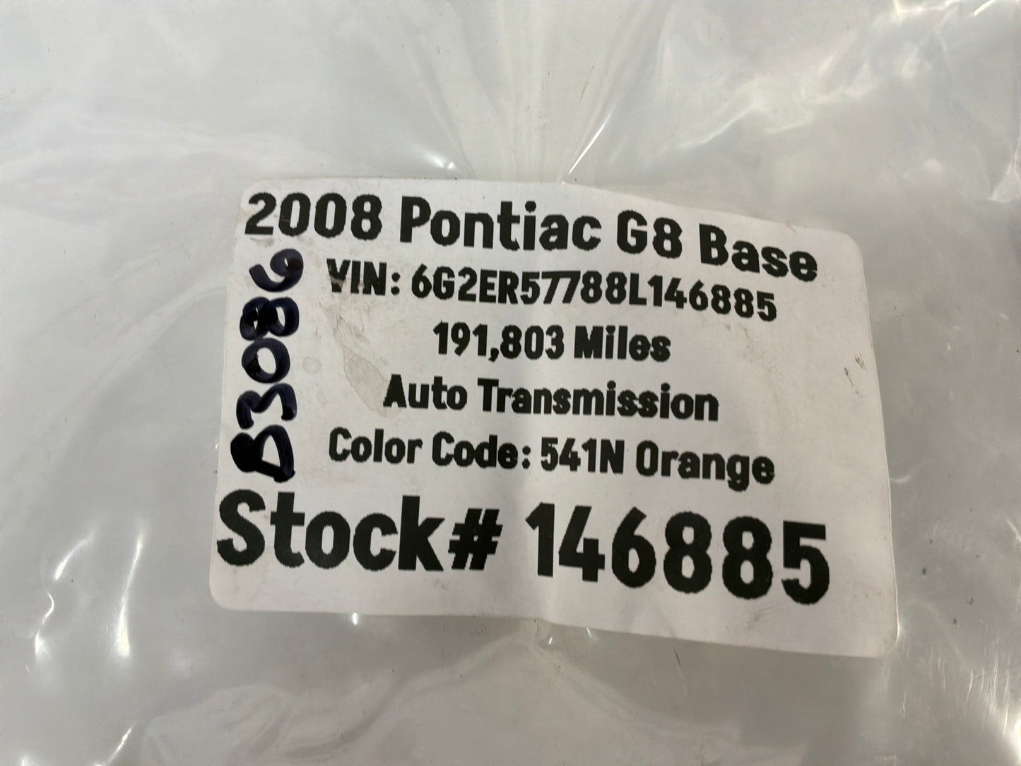 2008 Pontiac G8 Base Lug Nut Covers Set OEM