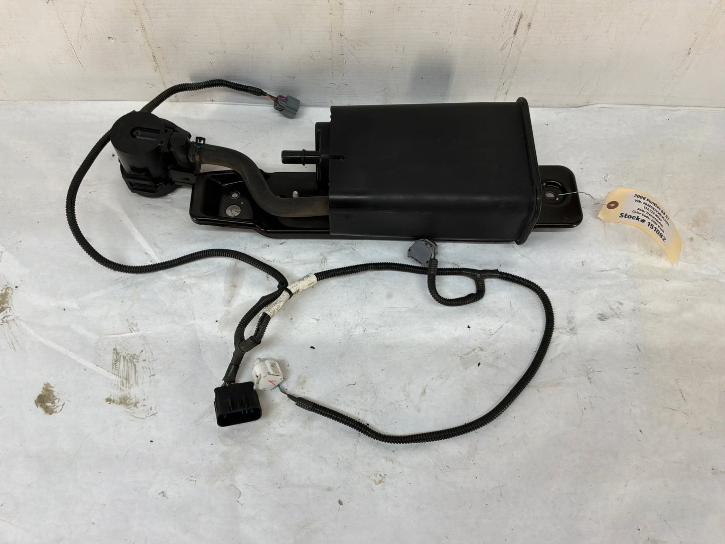 2008 Pontiac G8 GT EVAP Charcoal Canister Fuel Tank Wire Wiring Harness OEM