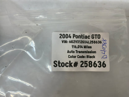 2004 Pontiac GTO Steering Wheel Clock Spring Coil OEM