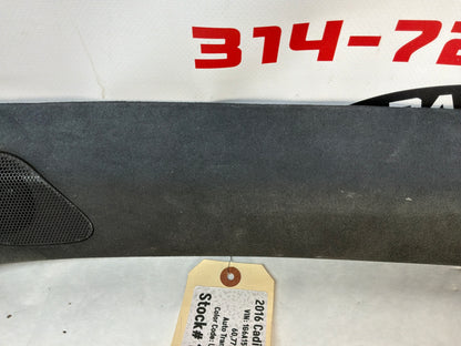 2016 Cadillac CTS-V RH & LH Interior A Pillar Trim Black Suede OEM