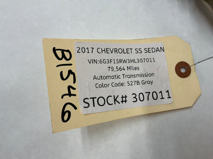 2017 Chevy SS Sedan Automatic Transmission Oil Cooler OEM