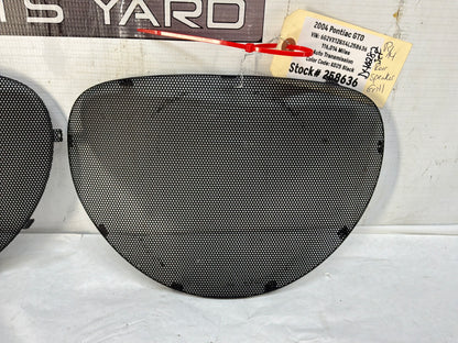 2004 Pontiac GTO Rear Speaker Deck Panel Tray Cover Grilles OEM