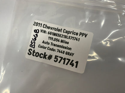 2011 Chevy Caprice PPV Interior Kick Panel Fuse Box Cover Panel Door Trim OEM