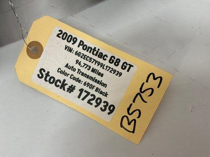 2008 Pontiac G8 GT RH & LH Carpet Retainer Sill Plate Trim Panel OEM - Day's Parts Yard