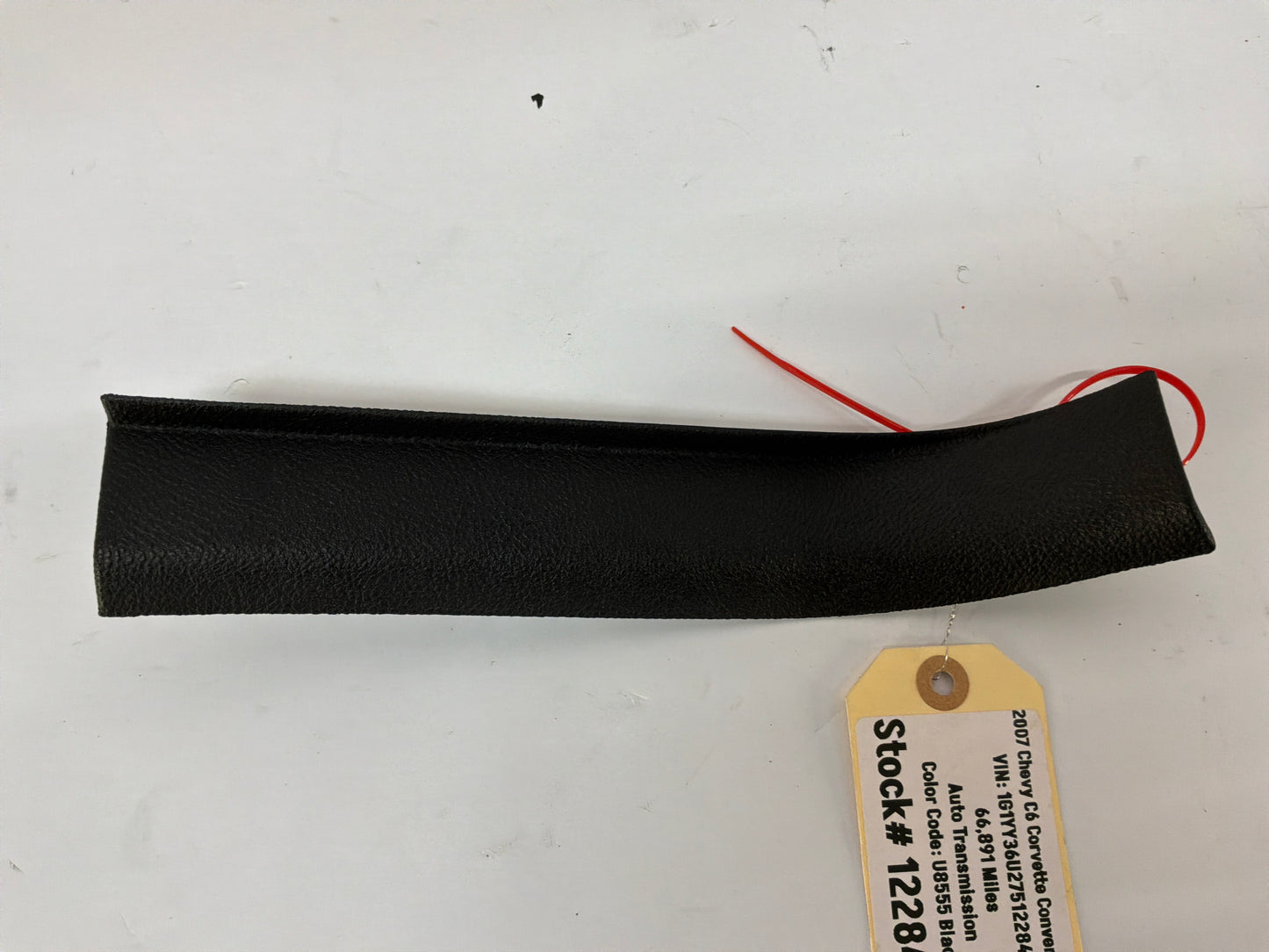 2007 Chevy C6 Corvette Convertible RH Passenger Front Lower B Pillar Trim