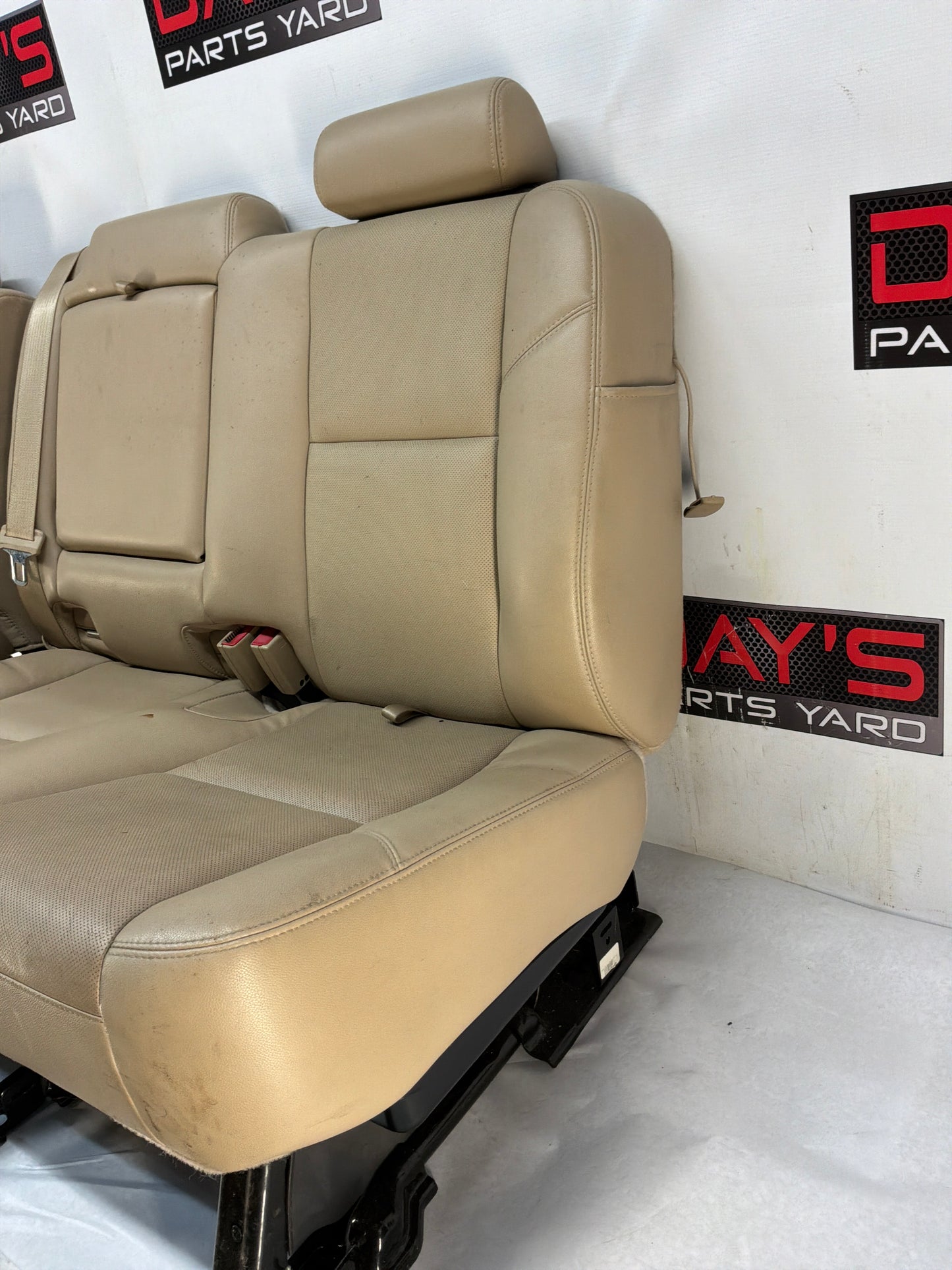2012 Chevy Avalanche Rear Seats Leather Cashmere OEM