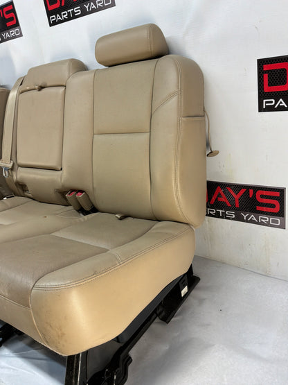 2012 Chevy Avalanche Rear Seats Leather Cashmere OEM