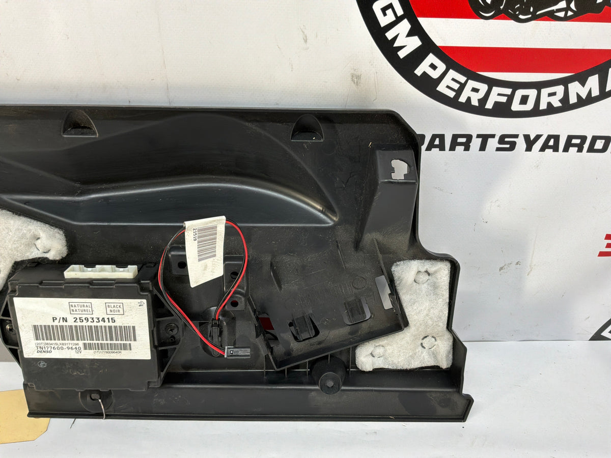 2009 Cadillac CTS-V  Climate Control Heater AC Module w/ Lower Dash Panel OEM