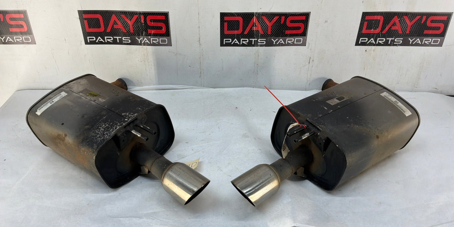 2015 Chevy SS Sedan Factory OEM Bi Mode RH & LH Exhaust Mufflers OEM