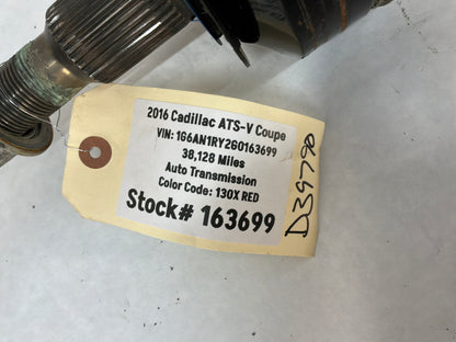2016 Cadillac ATS-V Coupe LH Driver Rear CV Axle Half Shaft OEM