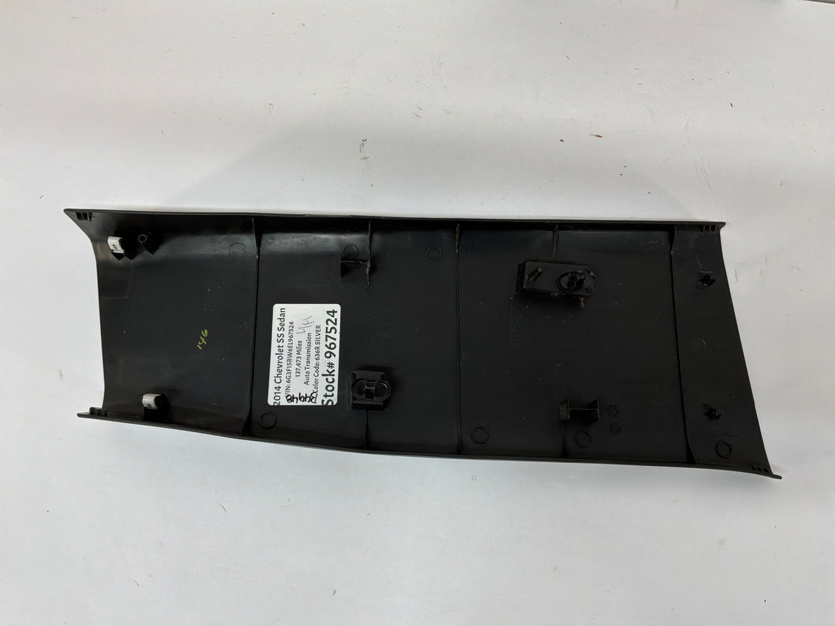 2014 Chevy SS Sedan LH Driver Interior Center B Pillar Trim Molding Panel Cover OEM