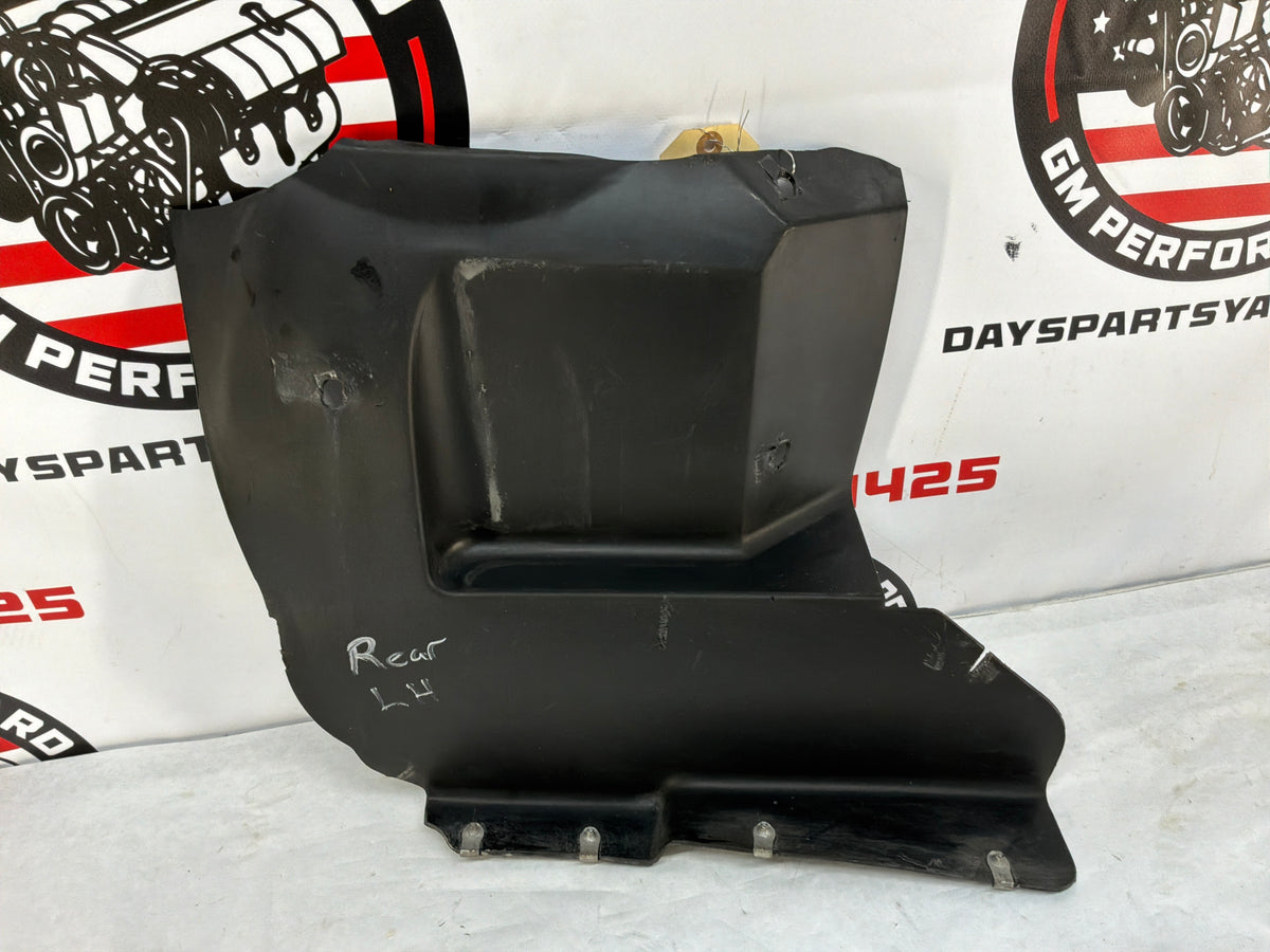 2007 Chevy C6 Corvette Convertible LH Driver Rear Fender Wheel House Well Liner OEM