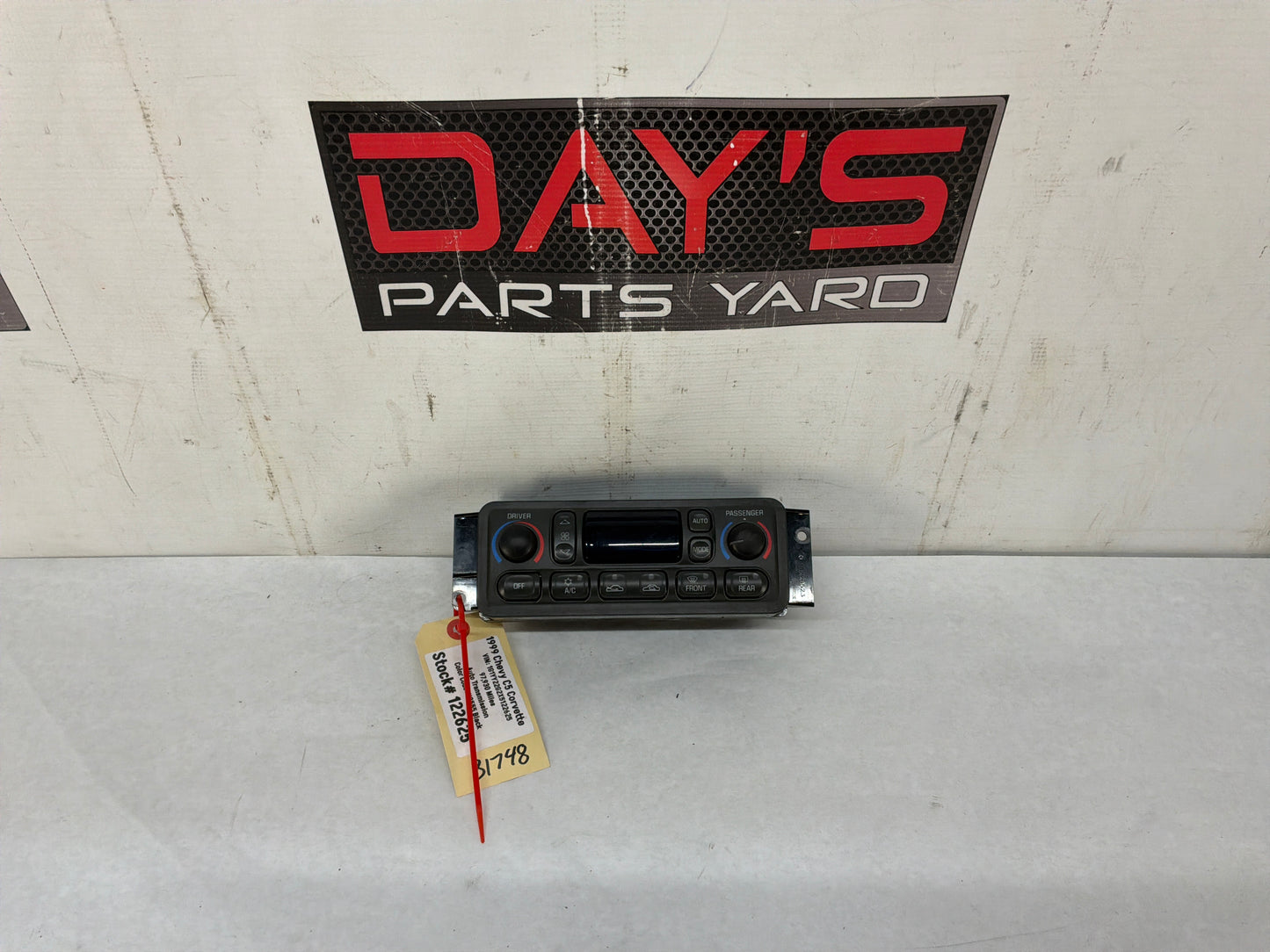 1999 Chevy C5 Corvette Climate HVAC Control Switches OEM
