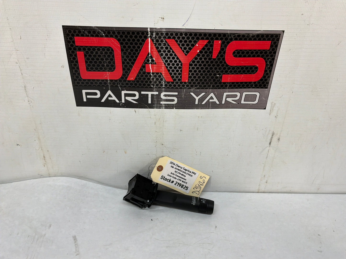 2016 Chevy Caprice PPV Windshield Wiper Control Switch Assembly OEM