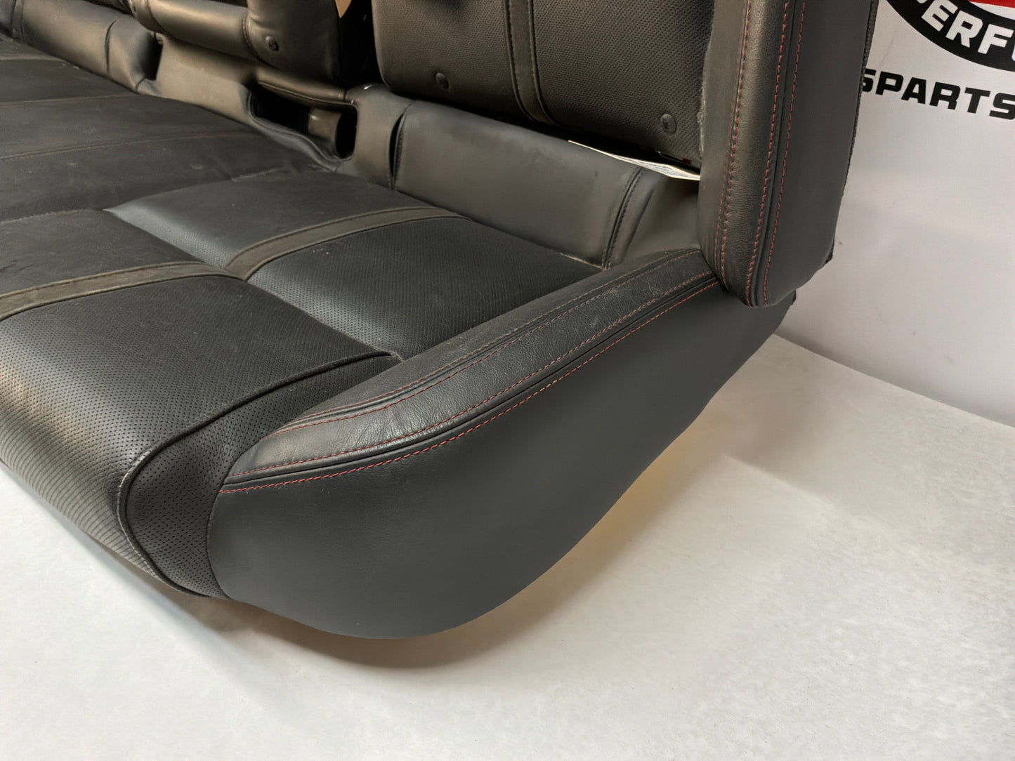 2017 Chevy SS Sedan Rear Seats Black Leather Alcantara Suede OEM