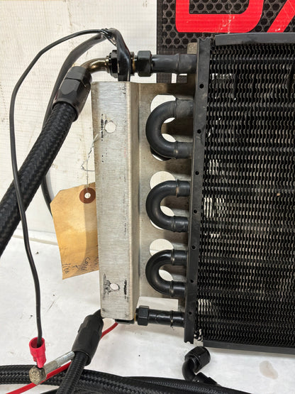Derale Performance Transmission Cooler w/ Lines and Fan