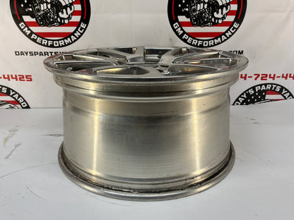 2009 Cadillac CTS-V Sedan Rear Factory OEM Polished Wheel Rim 19x9.5