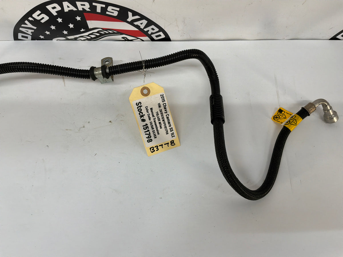 2015 Chevy Camaro SS 1LE Fuel Gas Line Hose Tube Pipe OEM