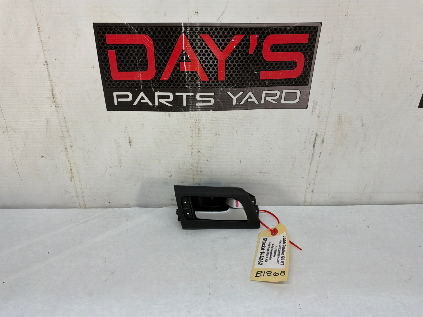 2008 Pontiac G8 GT RH Passenger Rear Interior Door Handle OEM