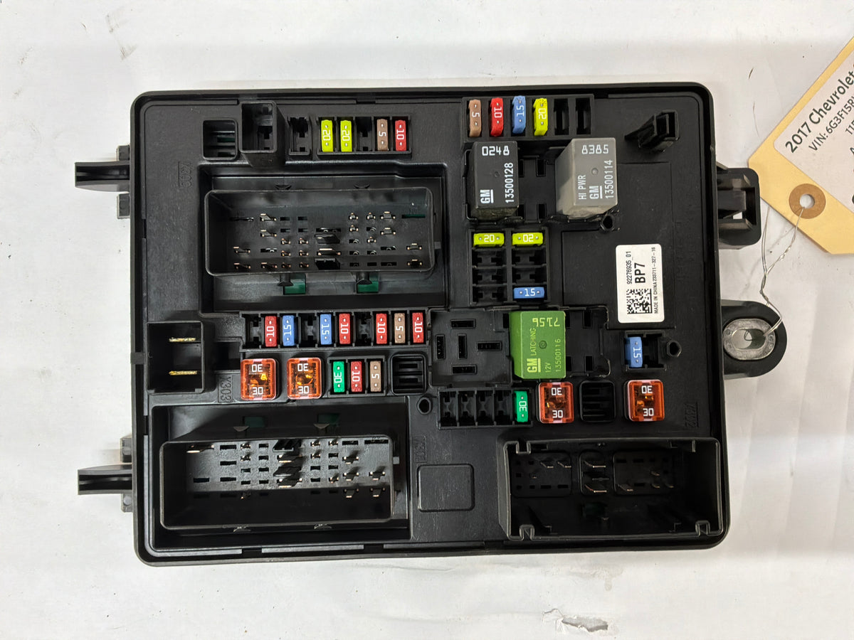 2017 Chevy SS Sedan Rear Trunk Fuse Relay Wiring Harness Junction Box Block Panel OEM
