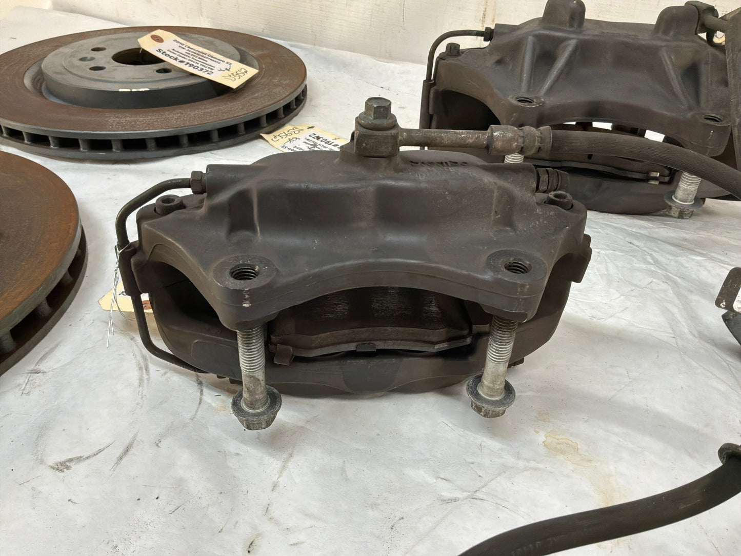 Front and rear brembo calipers and rotors - Day's Parts Yard