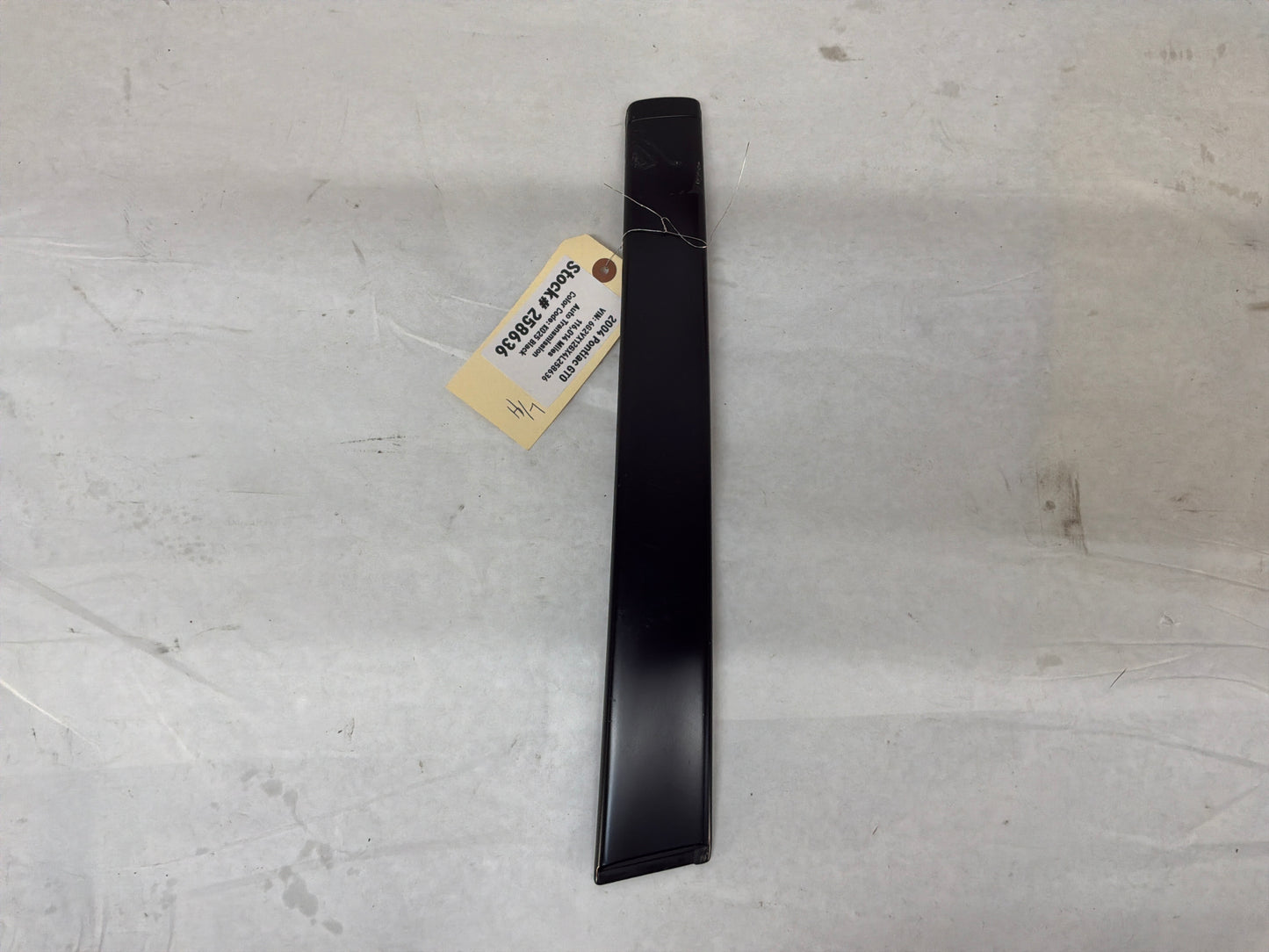 2004 Pontiac GTO LH Driver Exterior B Pillar Window Trim Applique Cover OEM