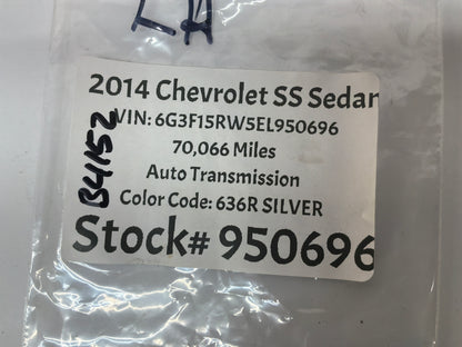 2014 Chevy SS Sedan LH Drive Front Position Lamp Bulb Socket OEM