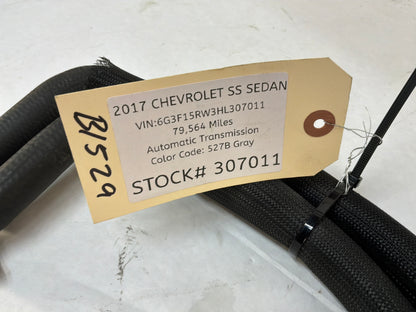 2017 Chevrolet SS Sedan Supercharger Heater Core Hoses Lines Pipes Tubes