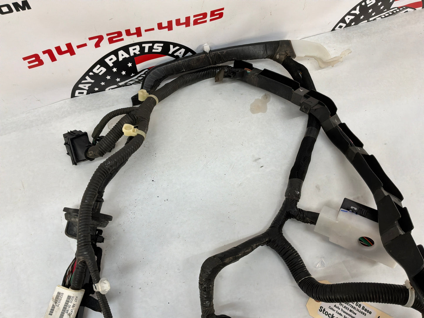 2008 Pontiac G8 Base Firewall Engine Bay Head Light Lamp Wire Wiring Harness OEM