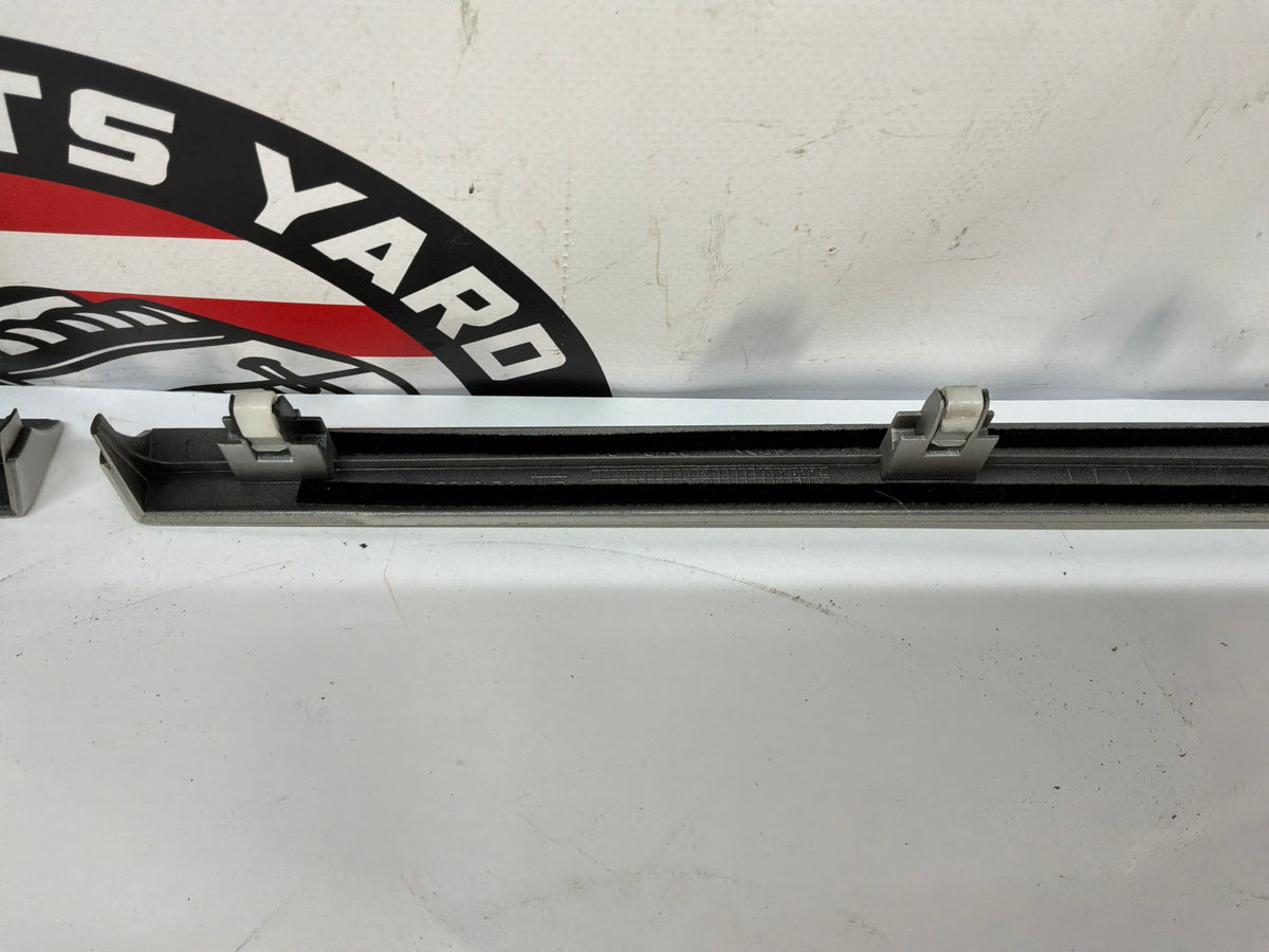 2008 Pontiac G8 GT LH & RH Silver Dash Trim Accent Applique Panel OEM
