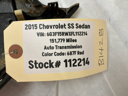 2015 Chevy SS Sedan LH Driver Dash Pad Instrument Cluster Hood Trim Panel OEM