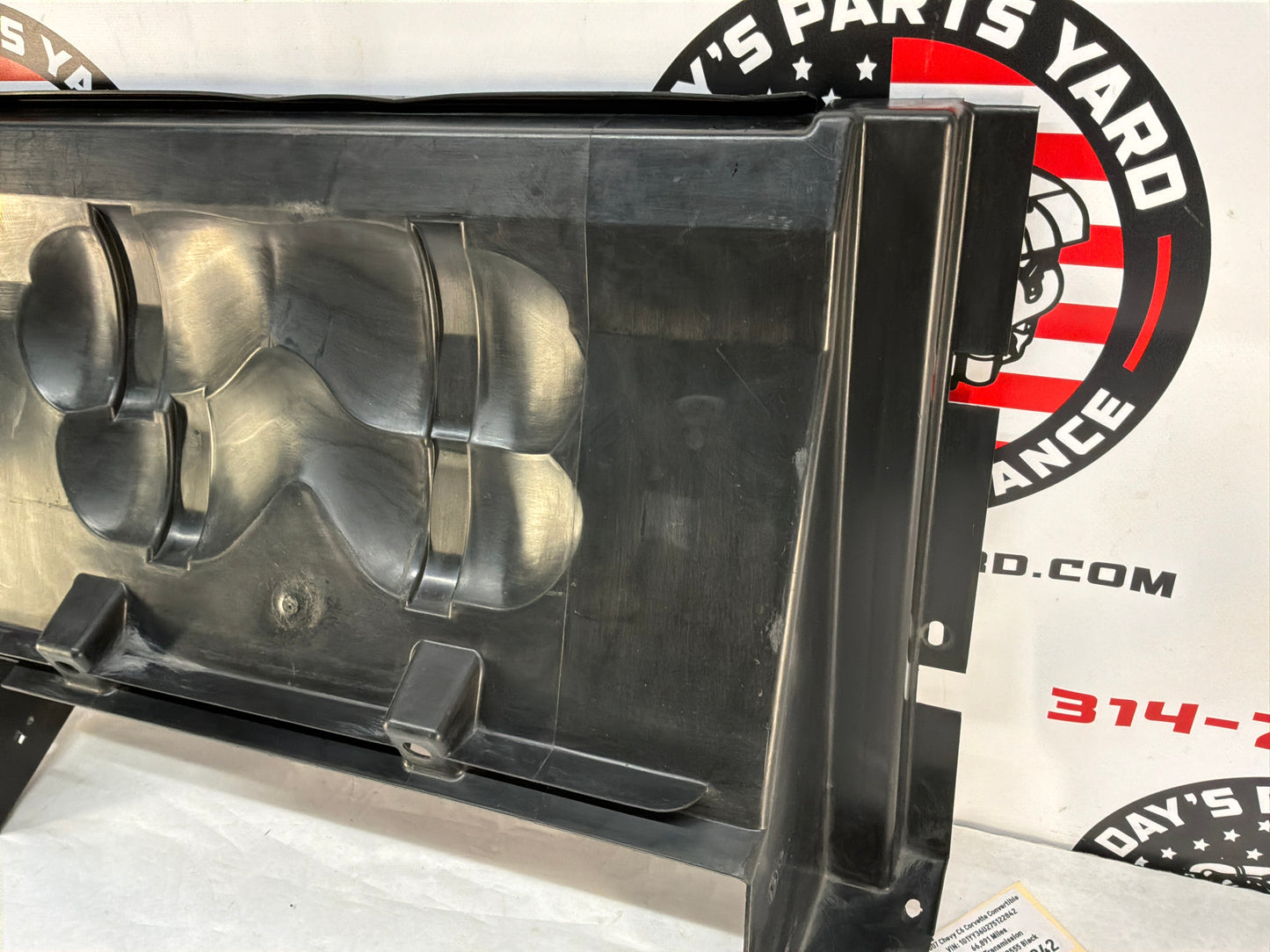 2007 C6 Corvette Convertible Radiator Air Dam Baffle Assembly OEM