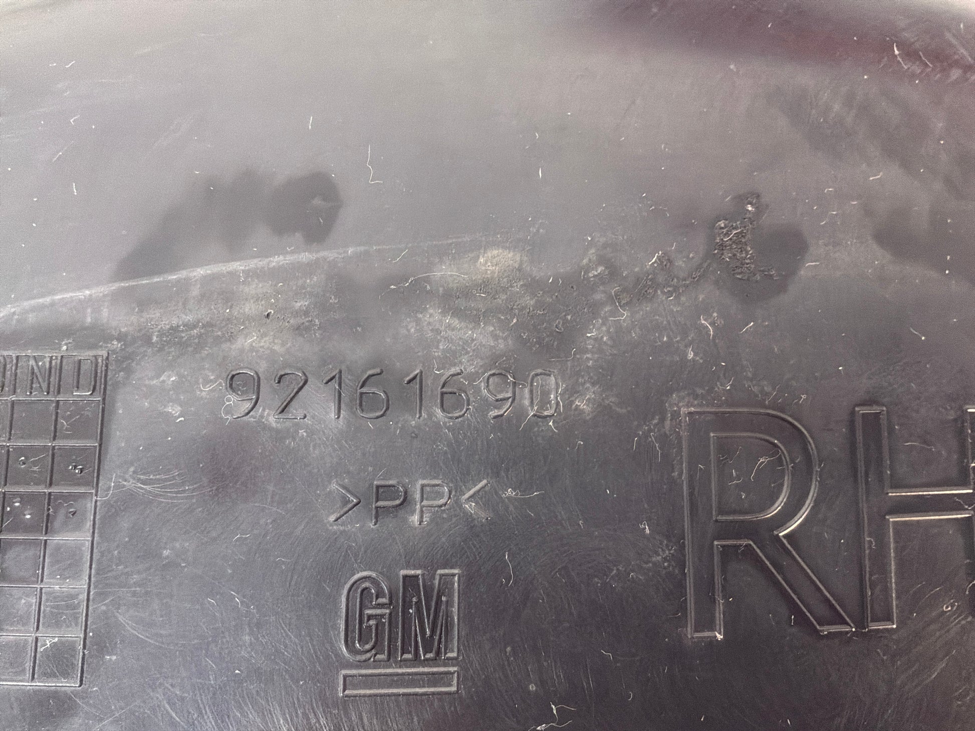 Rh front Wheel liner - Day's Parts Yard